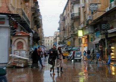 اسكندرية - طقس سئ شتاء تصوير اميره مرتضى